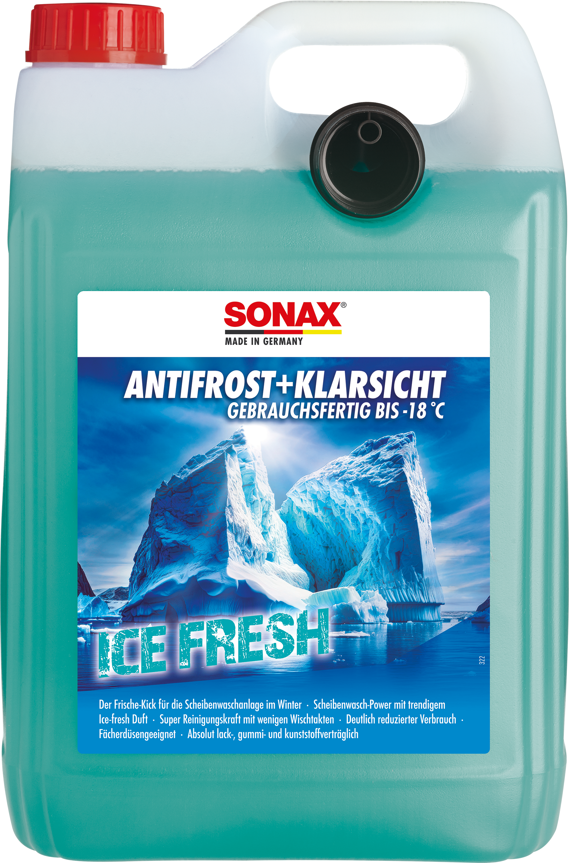 2 x 5 L Premium Scheiben Frostschutz -60 Grad Konzentrat mit Zitrusduft
